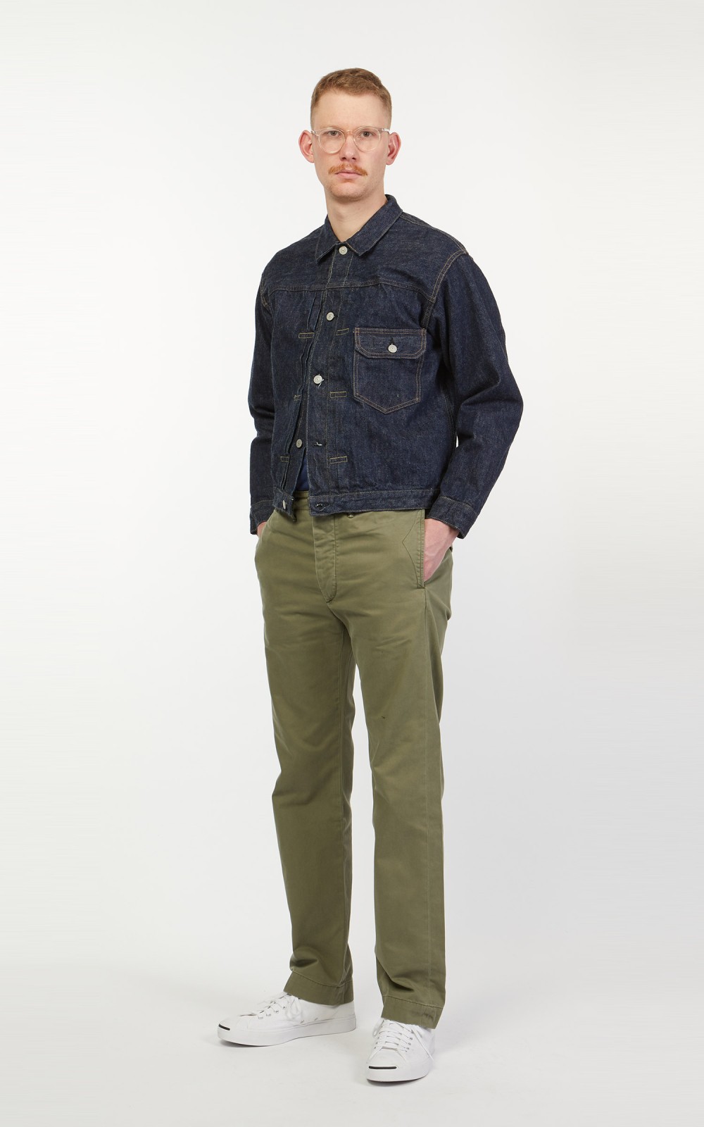 OrSlow 40s Type 1 Jacket One Wash Indigo | Cultizm OrSlow 40s Type 1 Jacket One Wash Indigo | Cultizm