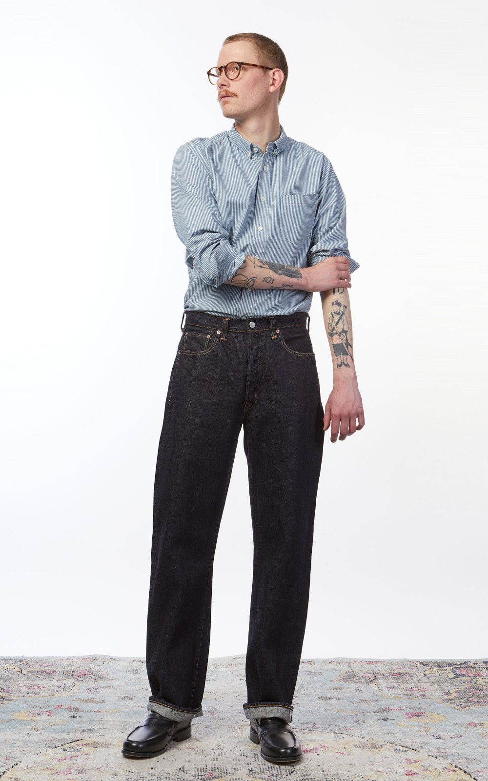 Fullcount 0105XXW Wide Selvedge Denim Heavy Ounce One Wash