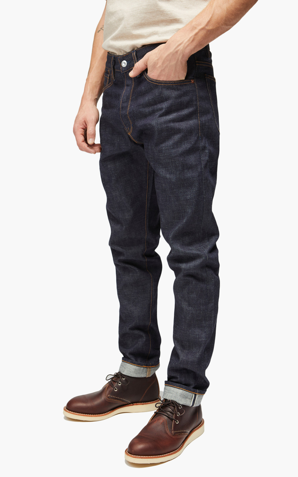 Benzak B-03 Tapered Kojima Selvedge Indigo 15.5oz | Cultizm