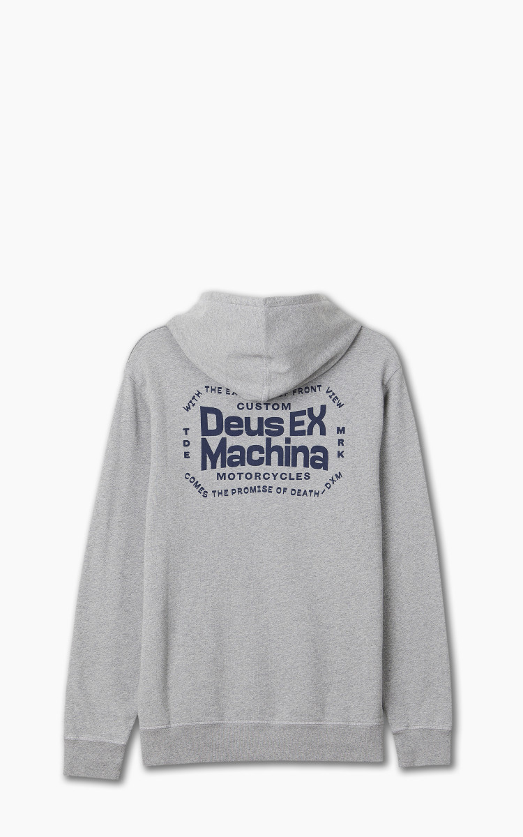 Deus Ex Machina Extremity Hoodie Grey Marle | Cultizm