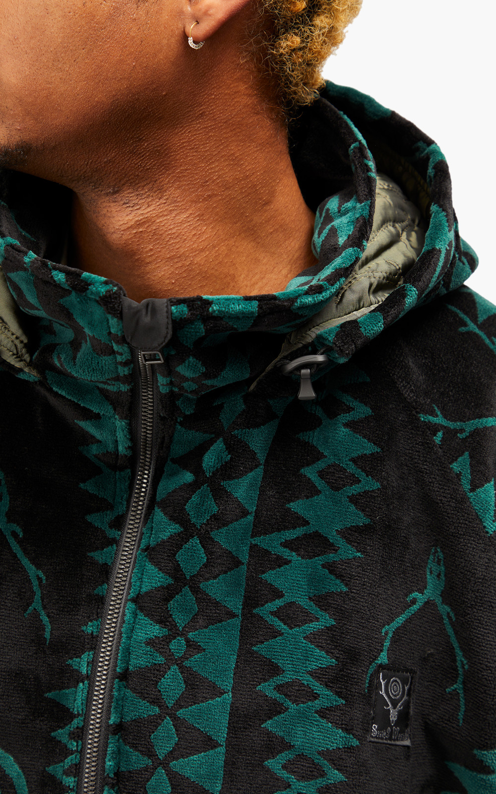 South2 West8 Weather Effect Jacket Velvet Jq. Skull & Target South2 West8 Weather Effect Jacket Velvet Jq. Skull & Target