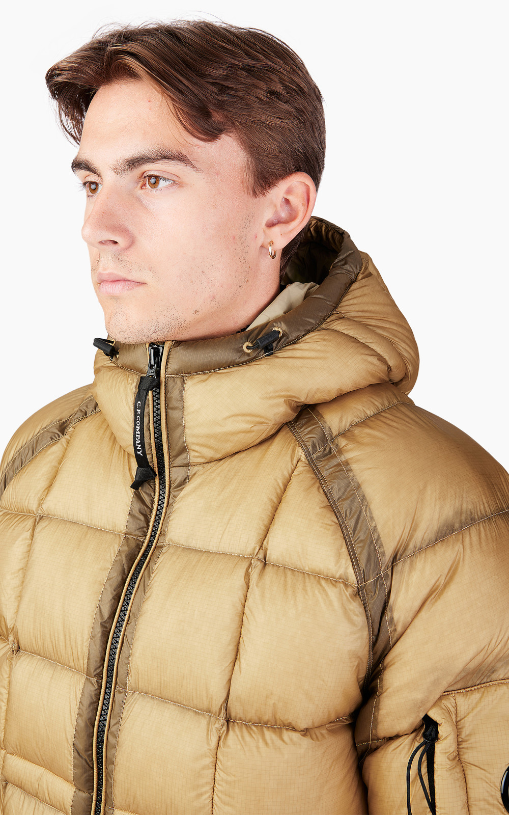 C.P. Company D.D. Shell Hooded Down Jacket Mojade | Cultizm