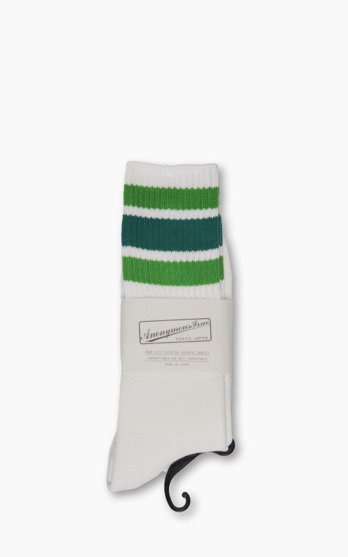 Anonymous Ism Socks 3 Line Crew Green