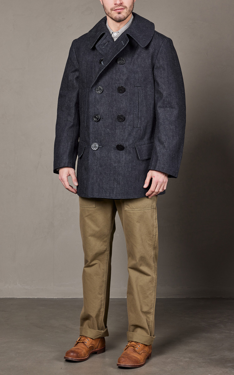 ジャケット・アウター blurhms PEA COAT 3 NAVY comoli maatee 別注 Wool Cashmere Pea Coat | blurhms(ブラームス) / アウター