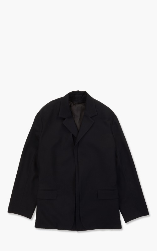 Detachable Collar Tailor Jacket Black
