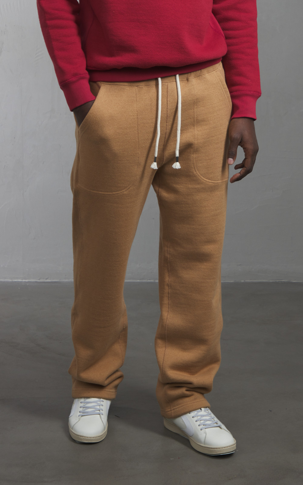 Wonder Looper Sweatpant Double Heavyweight French Terry Foxfibre® Coyote 80  | Cultizm
