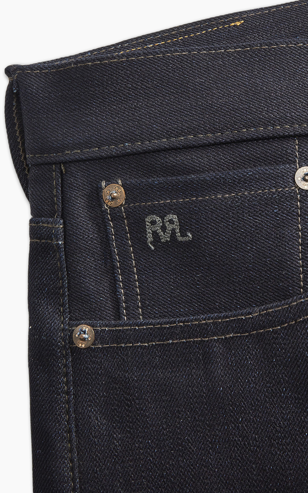 RRL Vintage 5-Pocket Selvedge Rigid Jeans Limited Indigo RRL Vintage 5-Pocket Selvedge Rigid Jeans Limited Indigo