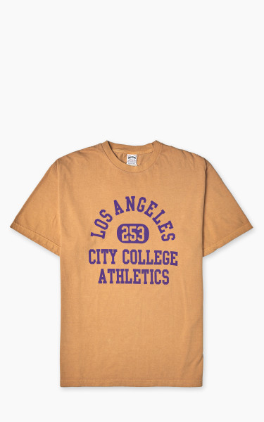 Houston Pigment Dyed (Los Angeles) Print T-Shirt Yellow