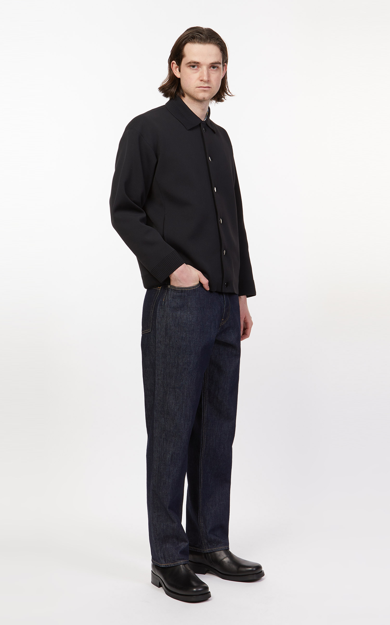 Auralee Hard Twist Denim Wide Pants Indigo | Cultizm