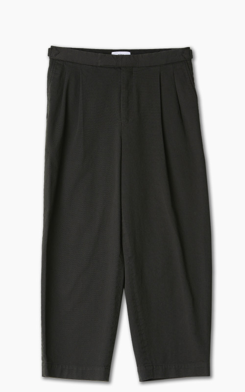 Markaware 'Marka' Officer Pants 2-Tuck Wide Charcoal