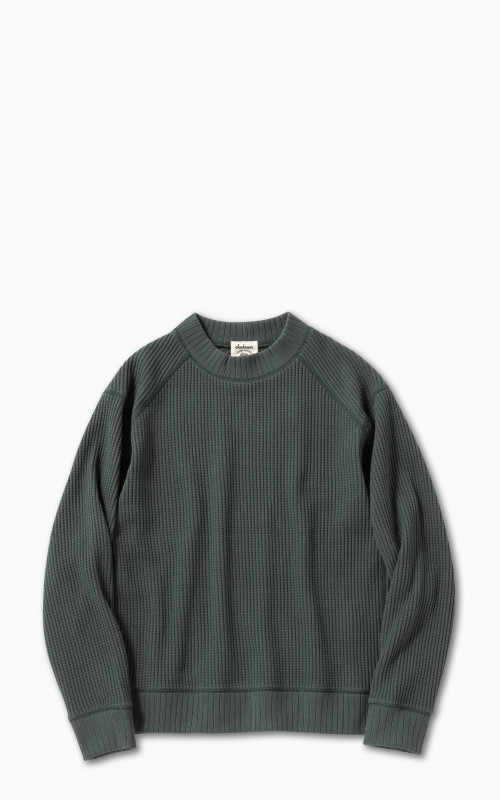 Jackman JM7200 Waffle Midneck Sweatshirt Ivy | Cultizm