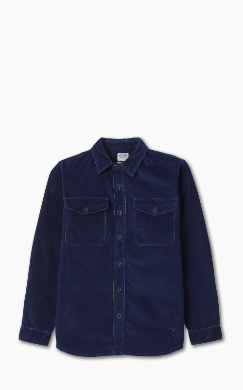 Benzak BWS-04 Scout Overshirt Indigo Corduroy 10oz