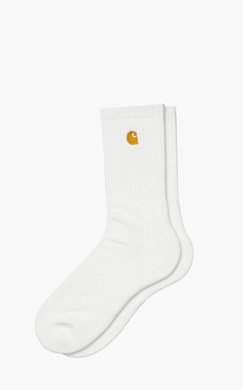 Carhartt WIP Chase Socks White/Gold