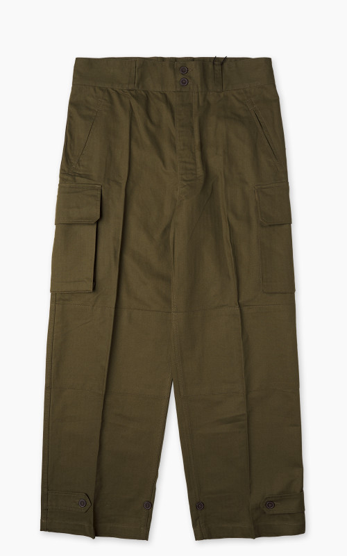Houston M-47 French Military Pants Olive Drab
