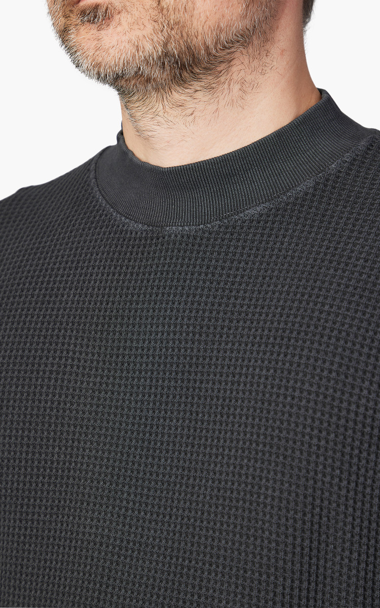 【新品】ムーンキャッスル⭐︎ WOOL HEAVY WEIGHT MOCKNECK Men's Carefree Unshrinkable Mockneck Shirt