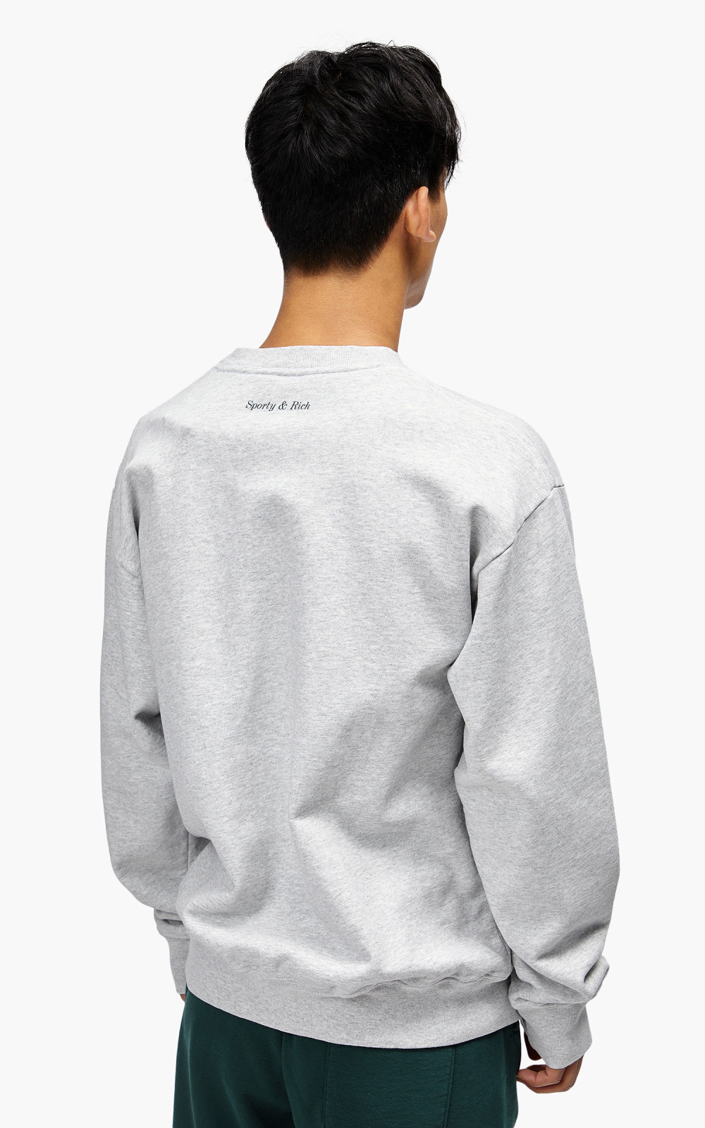 スウェット・トレーナー Sporty & Rich Wellness Buckle Man to Man Header Gray Forest Sweatshirts Men – Sporty & Rich