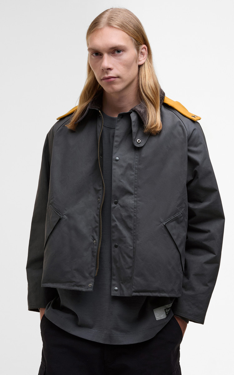 Barbour x Kaptain Sunshine Short Cruiser Iron | Cultizm