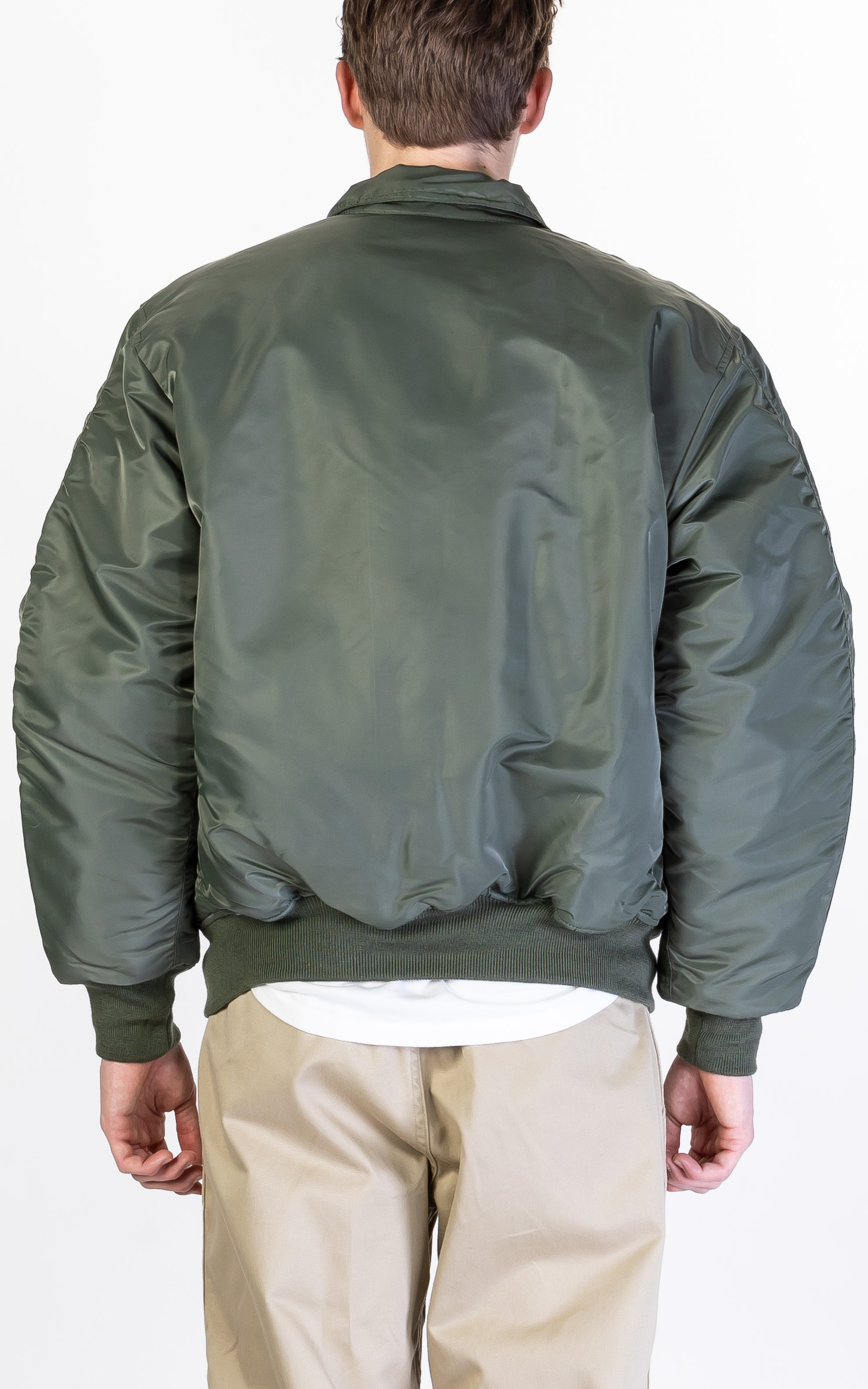 Mil-Tec US CWU Flight Jacket Basic Olive Size S at  Men's Clothing  store