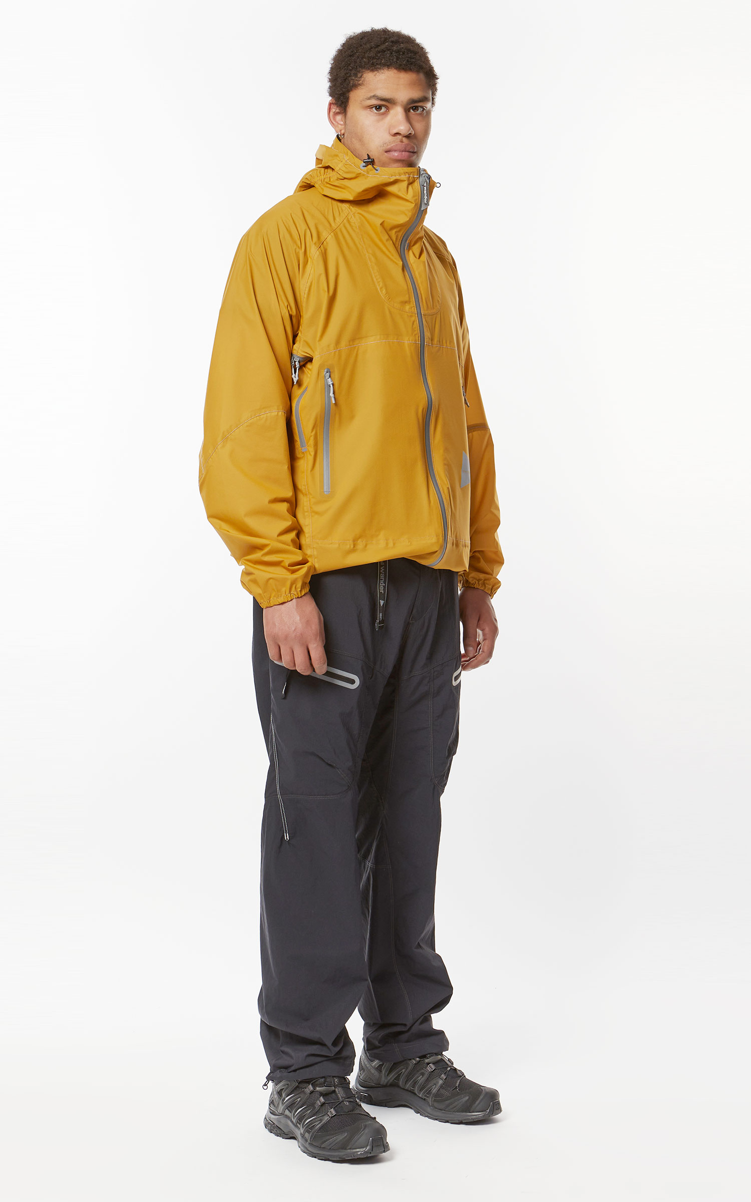 and wander 3L UL Rain Jacket Yellow | Cultizm