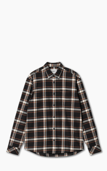 Carhartt WIP L/S Barten Shirt Barten Check Black/Black