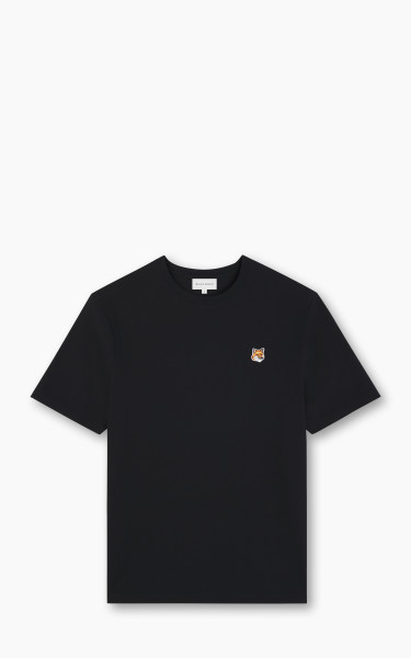 Maison Kitsuné Fox Head Patch Regular T-Shirt Black