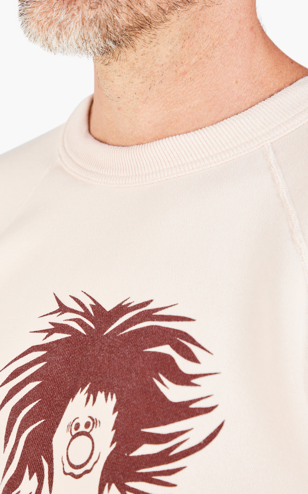 Warehouse & Co. Lot 4084 Half Sleeve Sweatshirt ZTA Cream