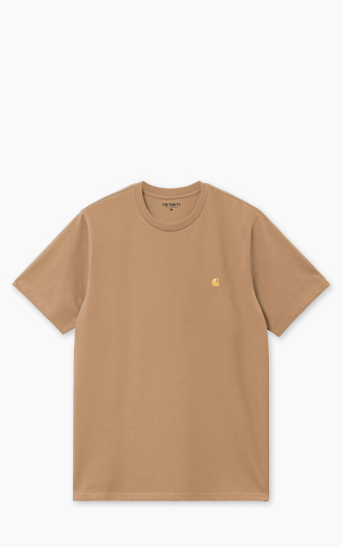 Carhartt WIP S/S Chase T-Shirt Dusty H Brown/Gold