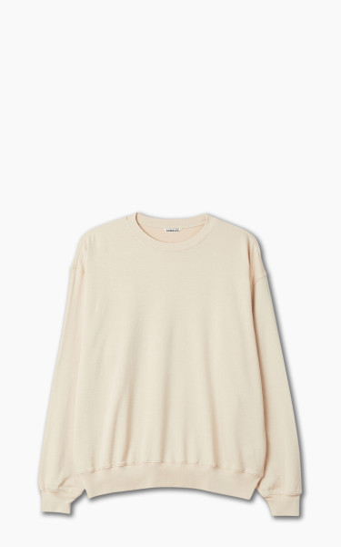 Auralee Super High Gauge Sweat Pullover Light Beige Cultizm