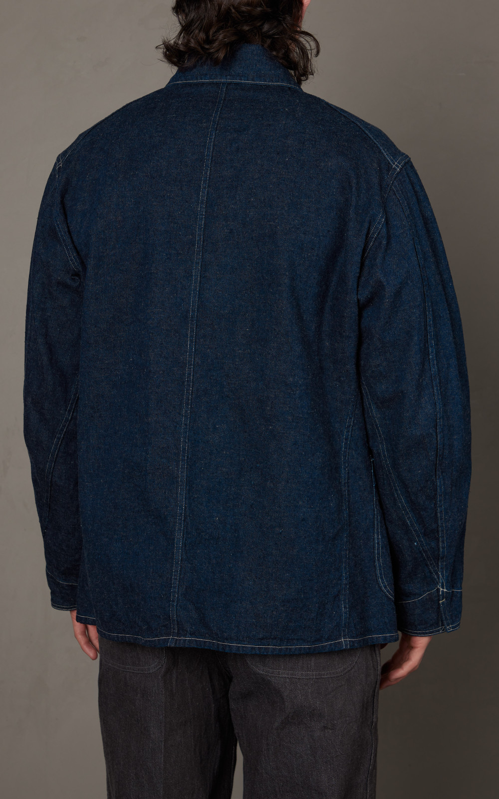 Kaptain Sunshine Coverall Denim Jacket Selvedge Indigo | Cultizm
