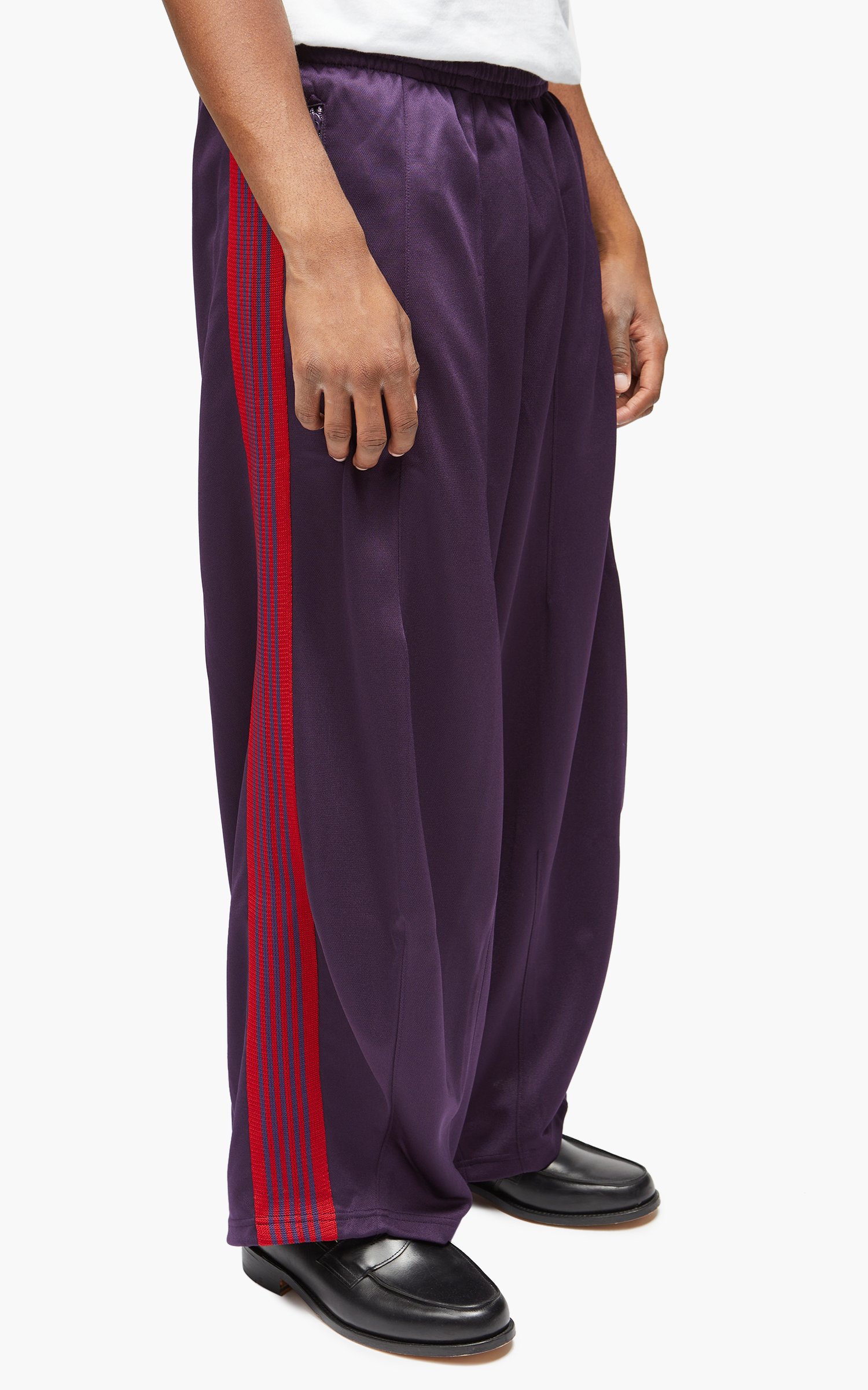 Needles H.D. Track Pant Poly Smooth Dark Purple | Cultizm