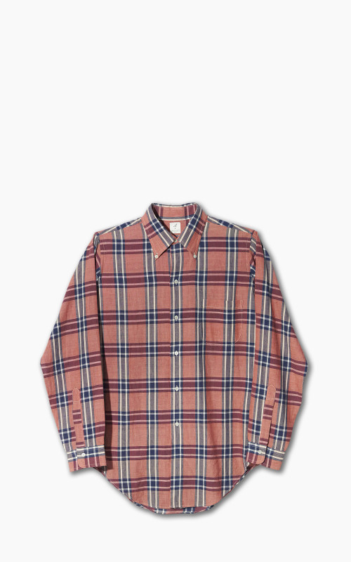 Anatomica Dickie HL Madras Shirt Pink