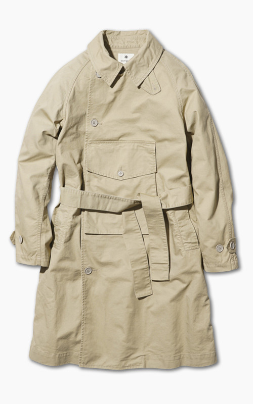 Snow Peak TAKIBI Chino Trench Coat Beige