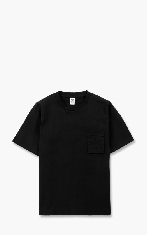 Jackman Dotsume Pocket T-Shirt Black