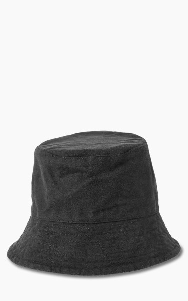 Engineered Garments Bucket Hat Cotton Moleskin Black