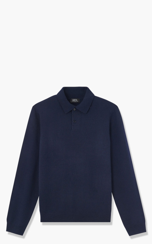 A.P.C. Jerry Polo Shirt Dark Navy