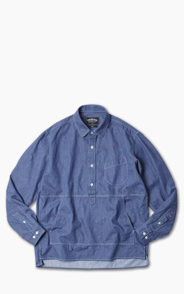 FrizmWORKS Denim Anorak Shirt Blue