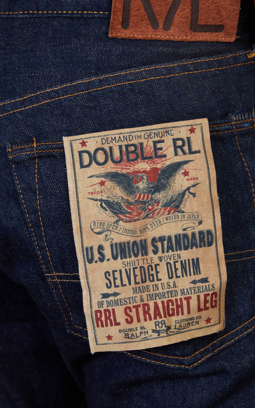 RRL Straight Fit Selvedge Jean One Wash | Cultizm RRL Straight Fit Selvedge Jean One Wash | Cultizm