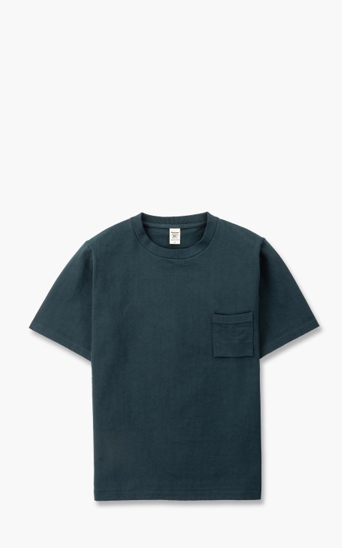 Jackman Dotsume Pocket T-Shirt Slate Ivy
