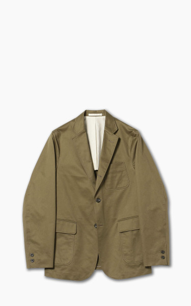 Beams Plus Cotton Twill 3-Button Jacket Olive