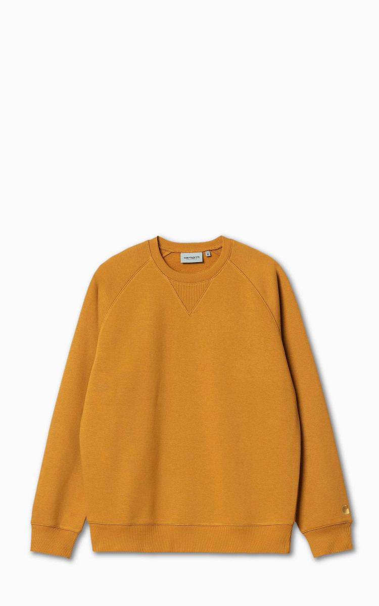 Carhartt WIP Chase Sweatshirt Buckthorn Gold Cultizm