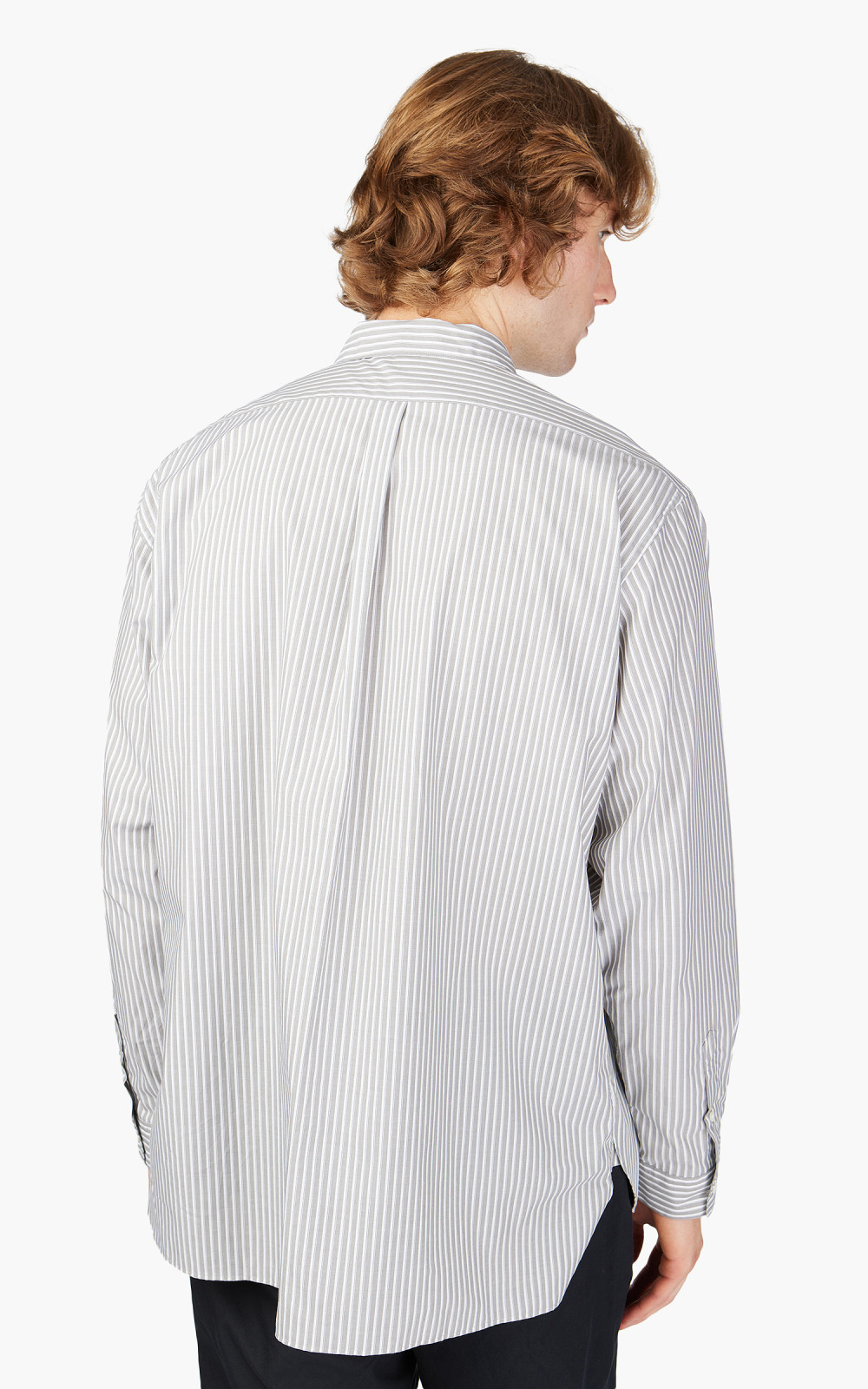 新品【STILL BY HAND 】Regular Collar Shirt Still By Hand Regular Collar Shirt - Light Grey | Garmentory