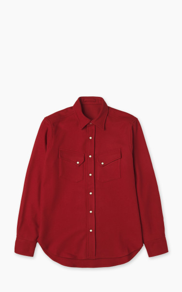 Fortela Pasadena Shirt Western Wool Flannel Red