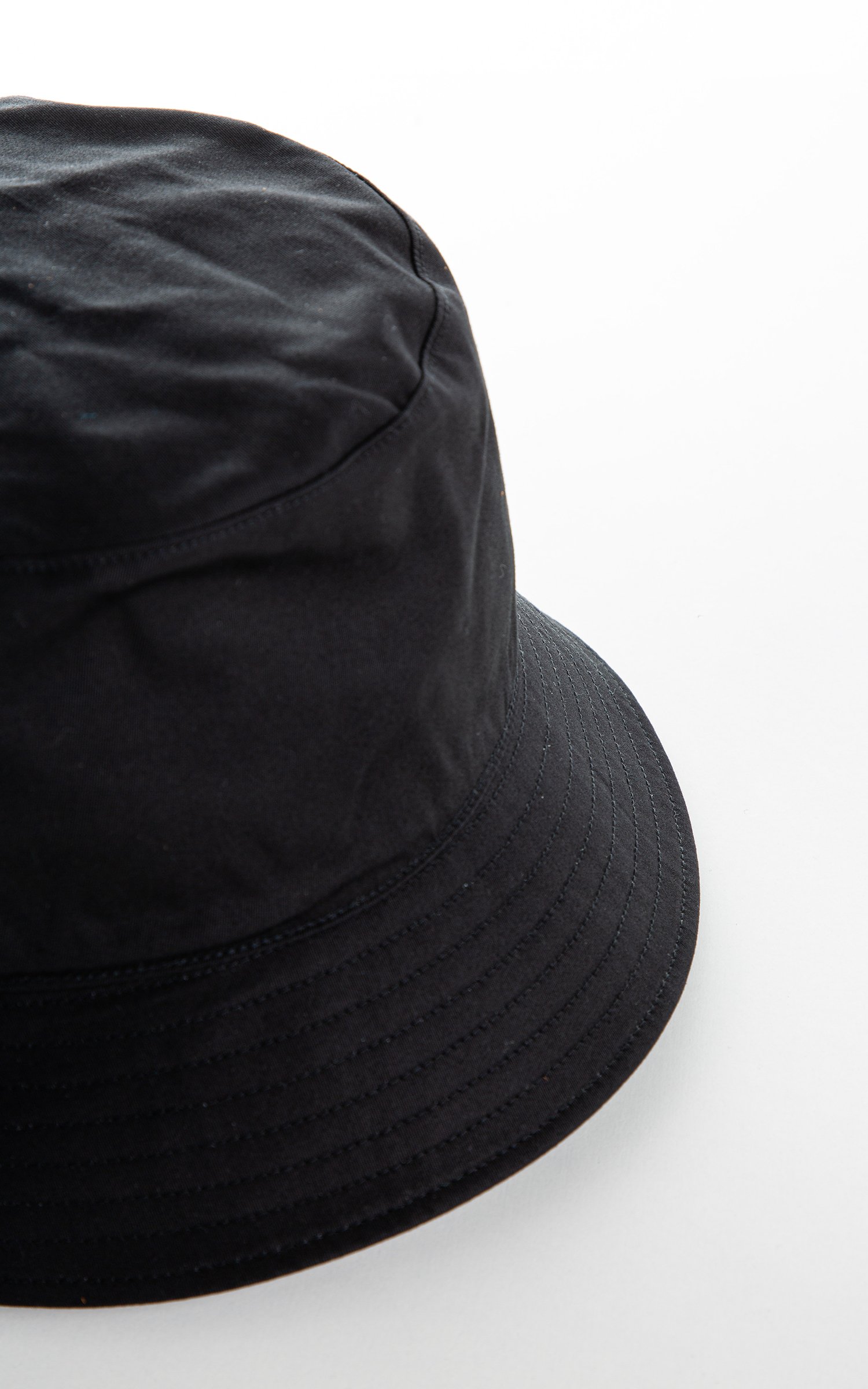 Kijima Takayuki No. 211108 Ventile Cotton Bucket Hat Black | Cultizm