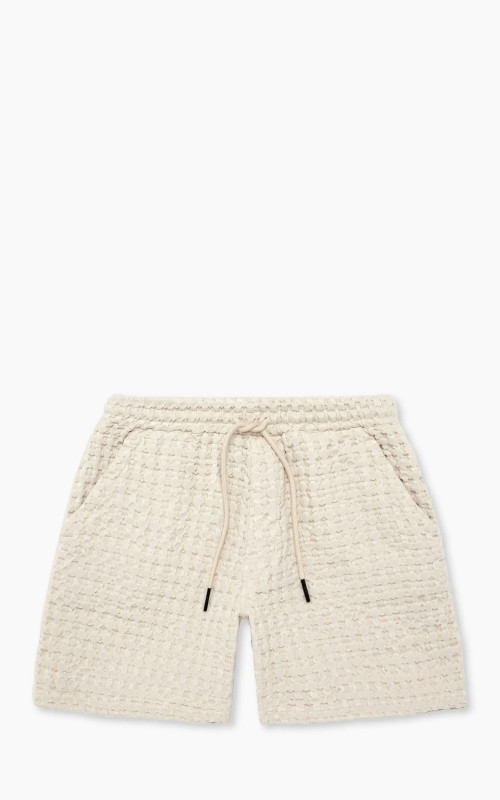 OAS Porto Waffle Shorts Ecru