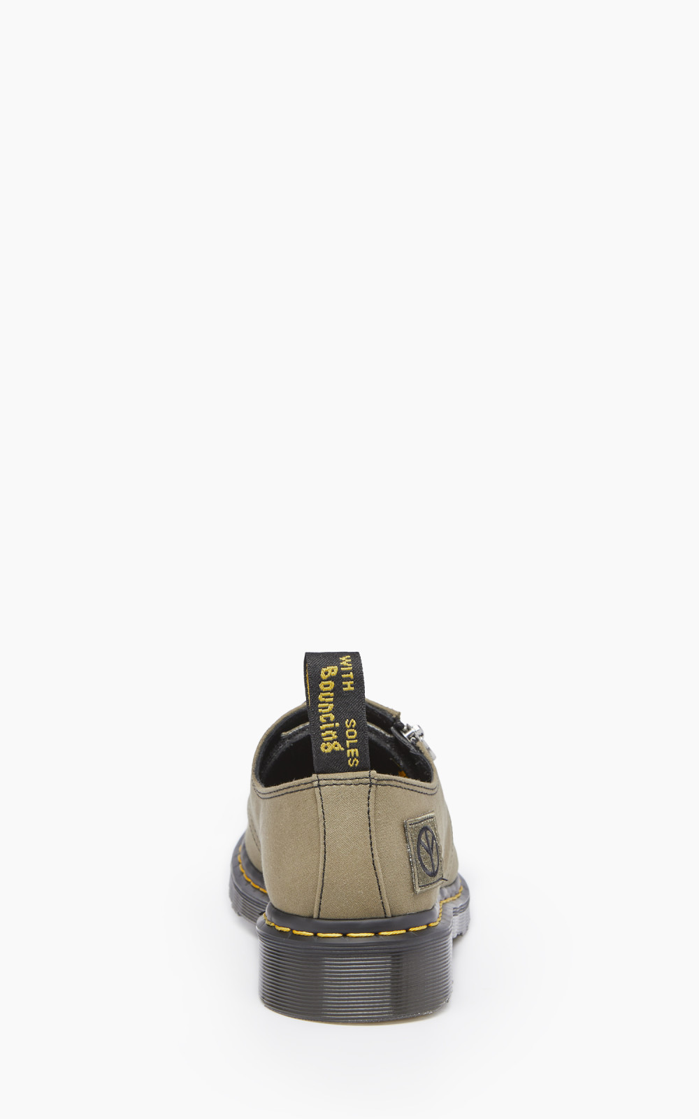 【美品】Dr.Martin KARMILLA 8hole Dr Martens KARMILLA Black Front Zip & Laced Boots 10 W EU42