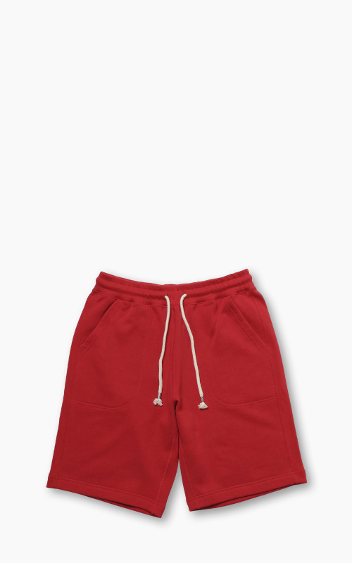 Wonder Looper Sweat Shorts Super Looper French Terry Red