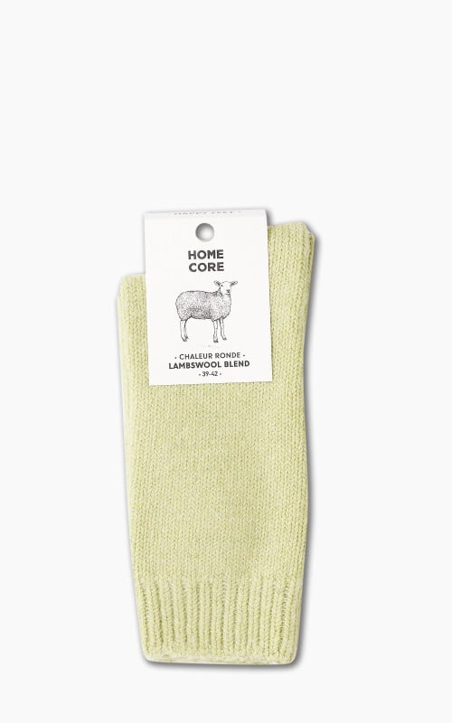 Homecore Wool Socks Pastels Green Smoke
