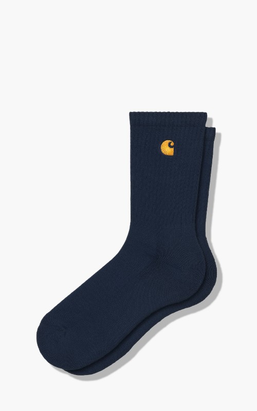 Carhartt WIP Chase Socks Dark Navy/Gold