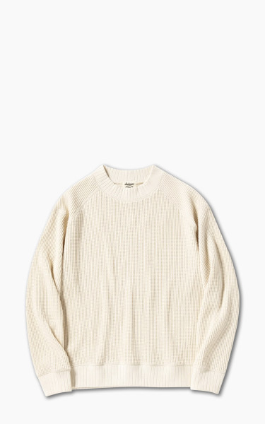 Jackman Waffle Mid-neck Sweatshirt Ivory