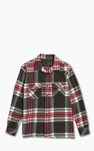 Engineered Garments Classic Shirt Brown Cotton Heavy Twill Plaid